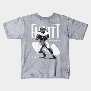 Ezekiel Elliott Dallas Name Position Kids T-Shirt